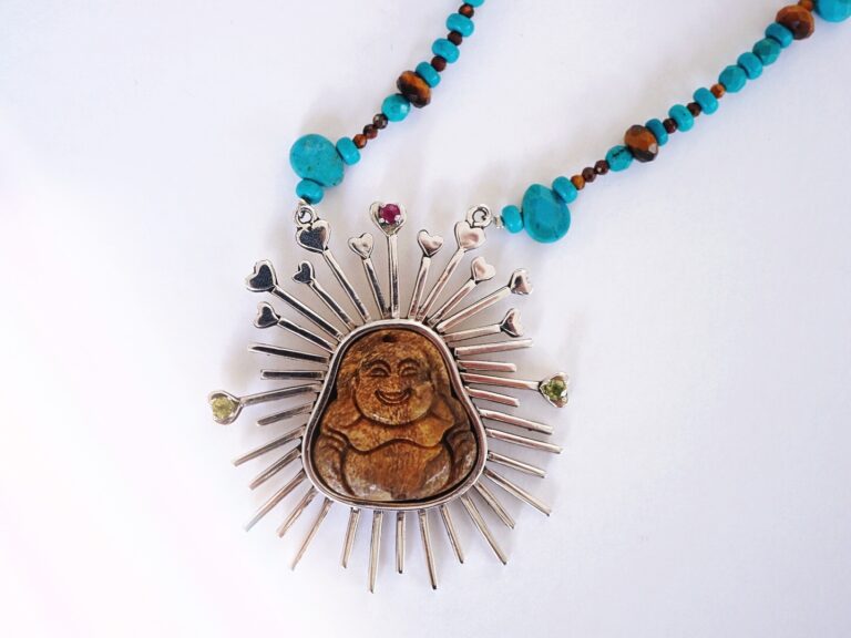 Collar Buddha Destellos de Amor – Lágrimas de Shiva Joyería